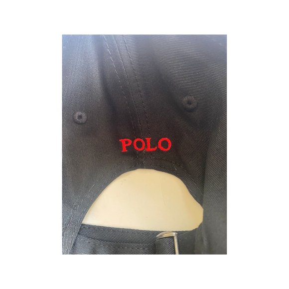 NWT Polo Ralph Lauren Dark Gray Classic Cotton Baseball Cap Logo Embroidered - Picture 5 of 6